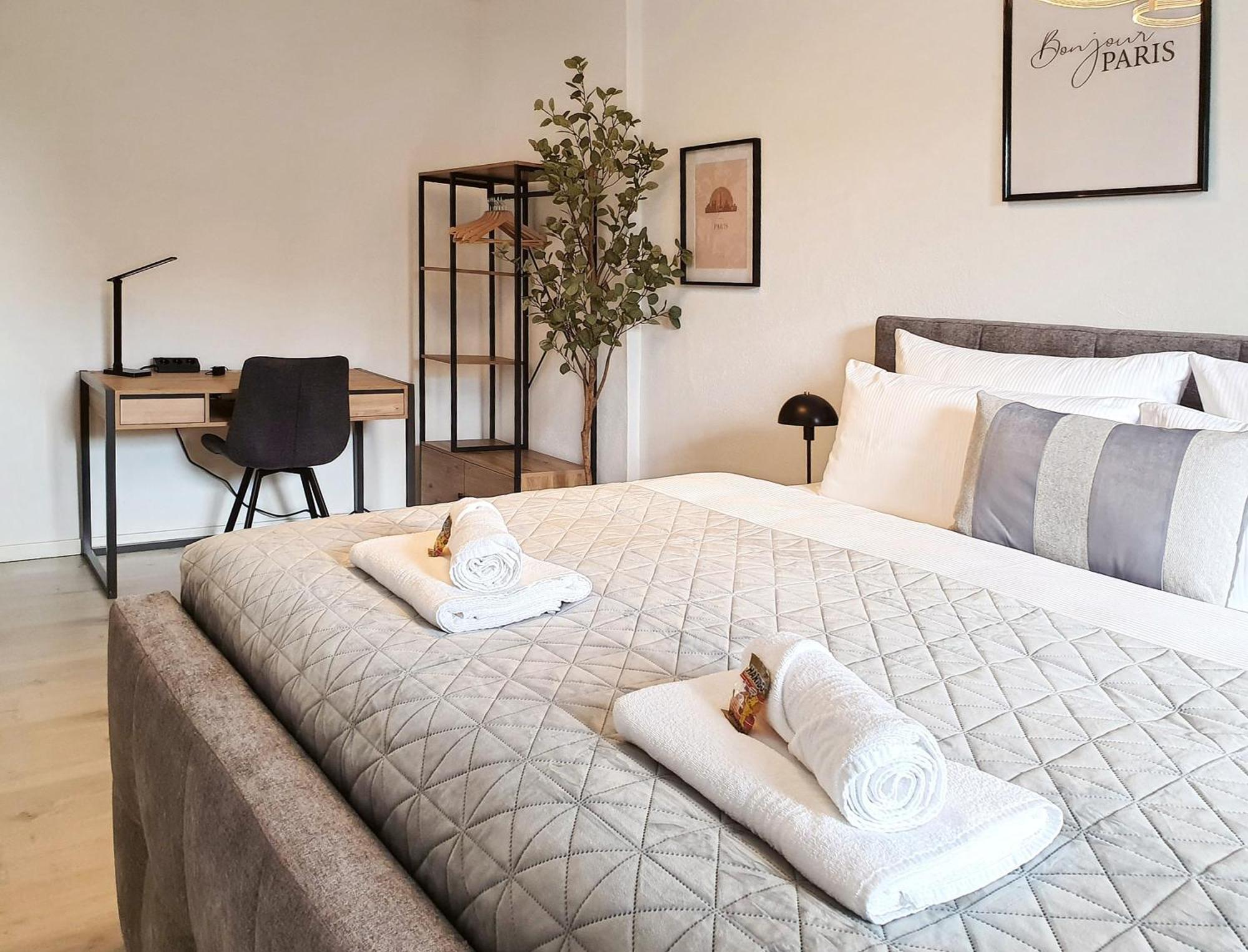 Livation - Apartments Hamm-Mitte - 2 Zi - Nespresso - Smarttv - Freewifi - Ausgestattete Kueche - 24H Check-In - Bis 4 Pers Pro Apartment Hamm (North Rhine-Westphalia) Exterior foto