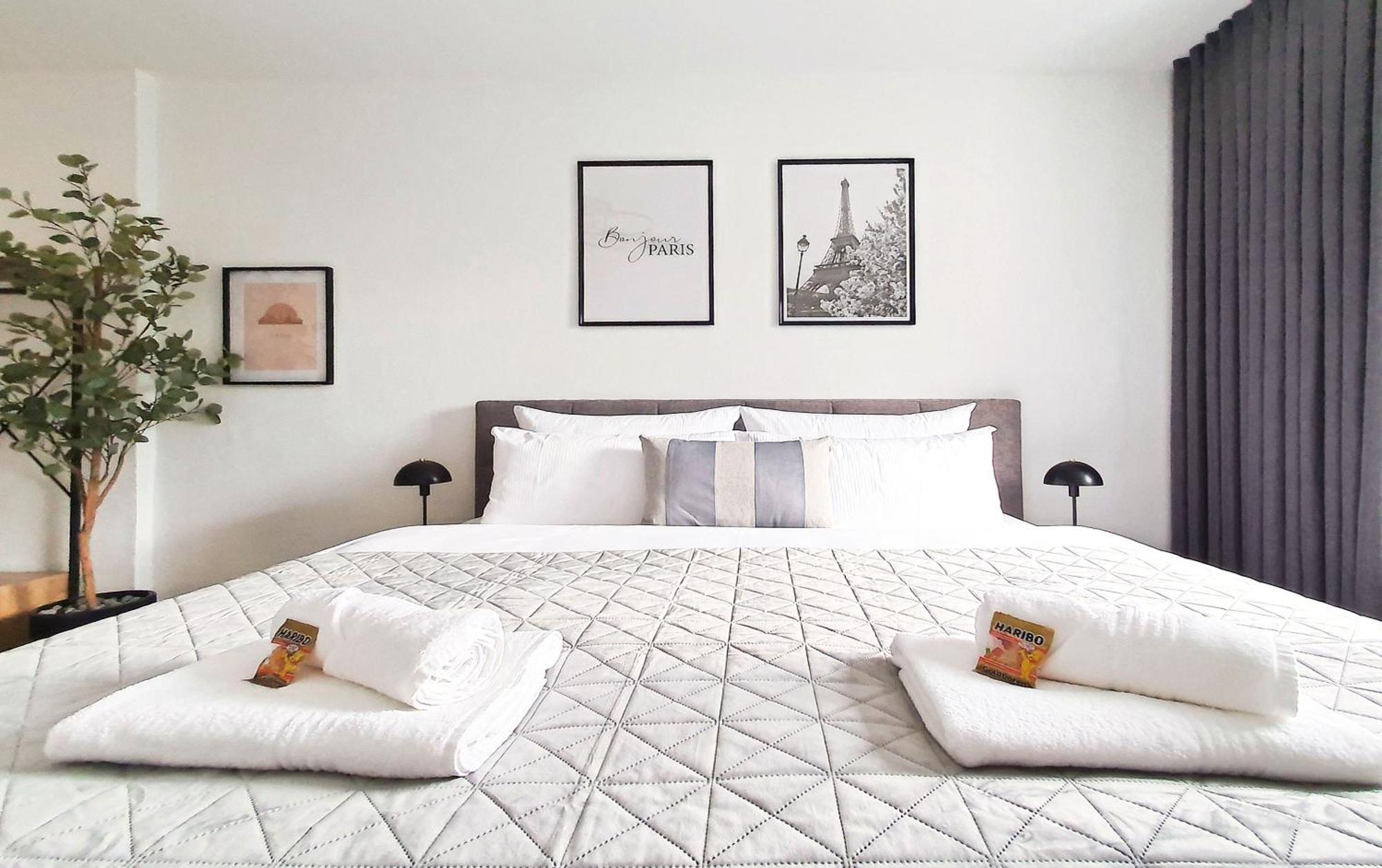 Livation - Apartments Hamm-Mitte - 2 Zi - Nespresso - Smarttv - Freewifi - Ausgestattete Kueche - 24H Check-In - Bis 4 Pers Pro Apartment Hamm (North Rhine-Westphalia) Exterior foto