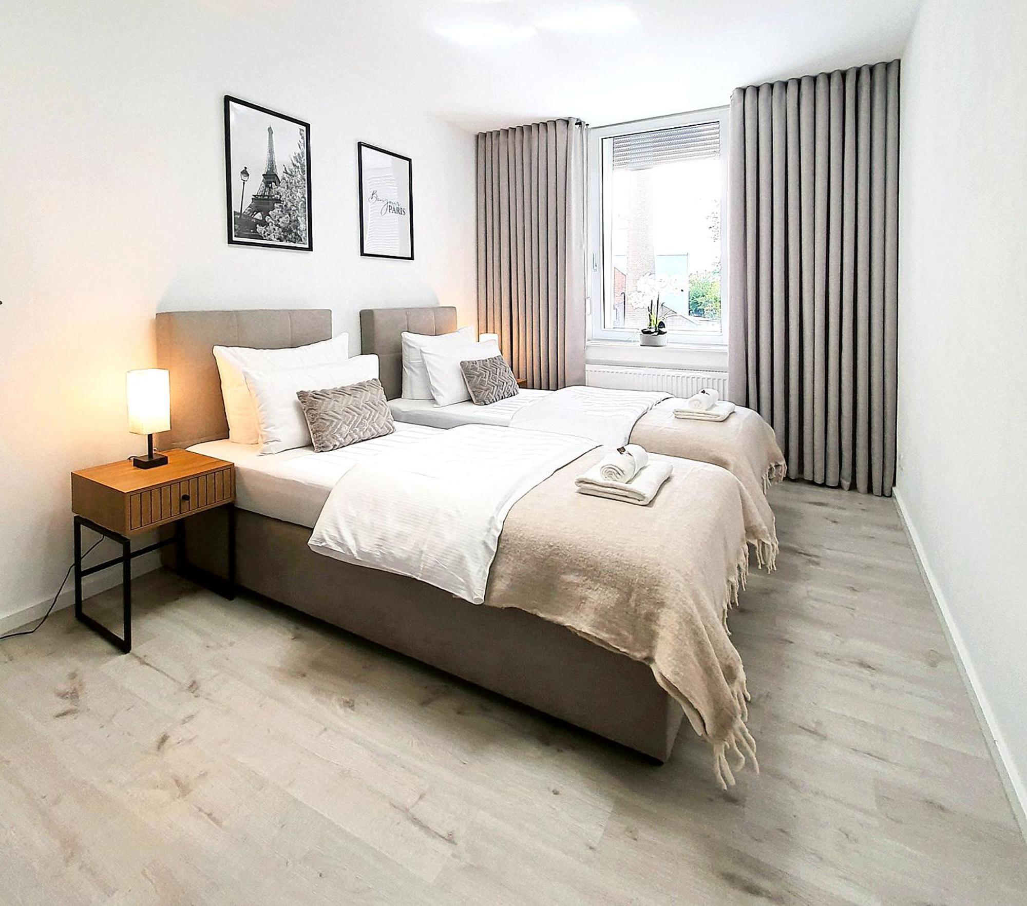 Livation - Apartments Hamm-Mitte - 2 Zi - Nespresso - Smarttv - Freewifi - Ausgestattete Kueche - 24H Check-In - Bis 4 Pers Pro Apartment Hamm (North Rhine-Westphalia) Exterior foto